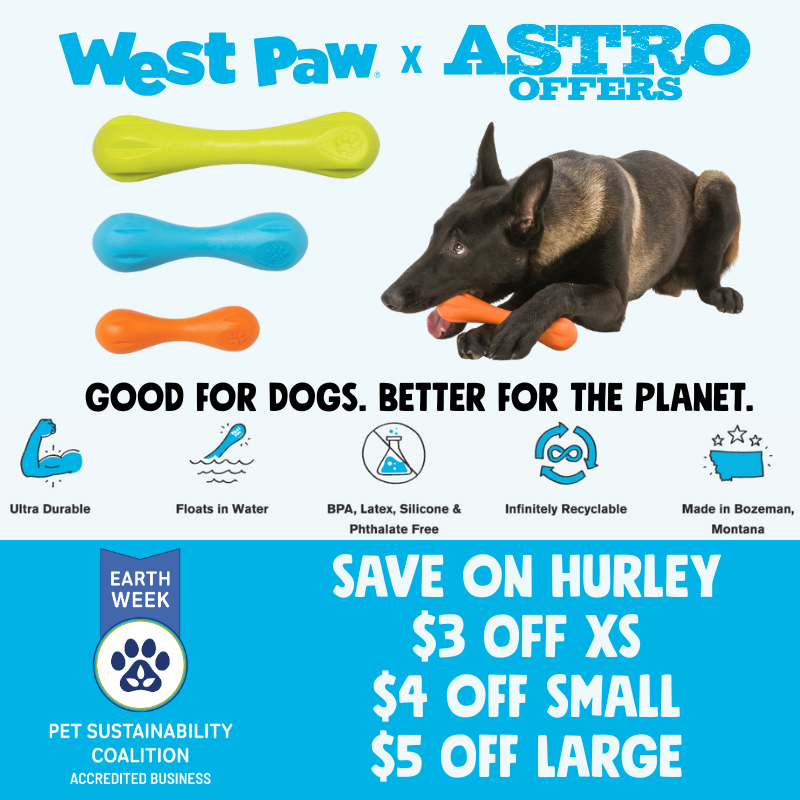 West Paw | Earth Week - PSC | Dollars OFF Hurley