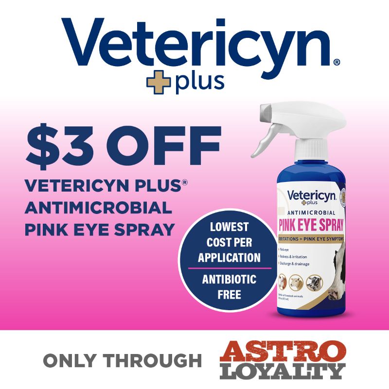 Treat those nasty Pink Eye issues with Pink Eye Spray. 