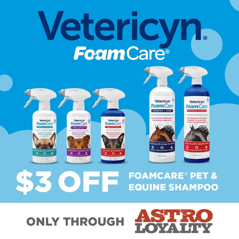 Vetericyn | $3.00 OFF FoamCare Shampoo