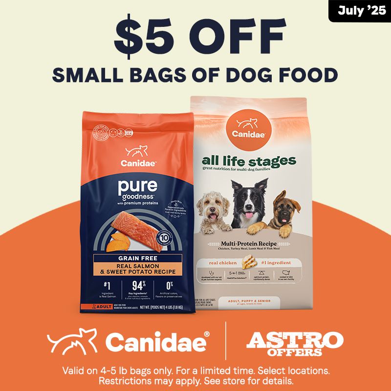 Canidae | $5.00 OFF Small Bags of Dry Dog Food 