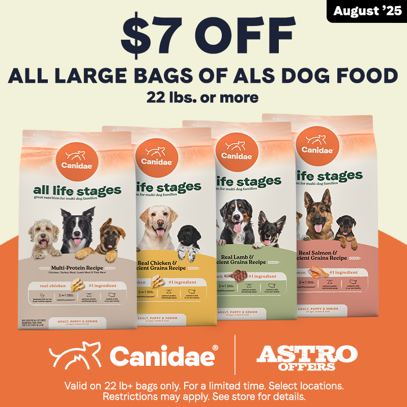 Canidae | $7.00 OFF Large Bags of ALS Dry Dog Food 