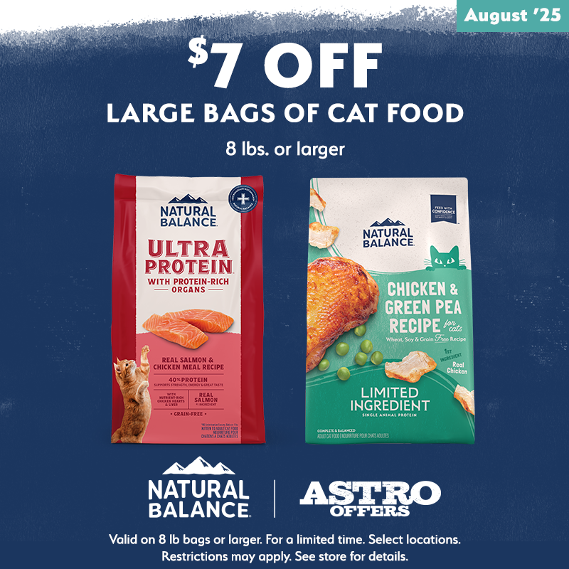 Natural Balance | $7.00 OFF Large Bags of Dry Cat Food