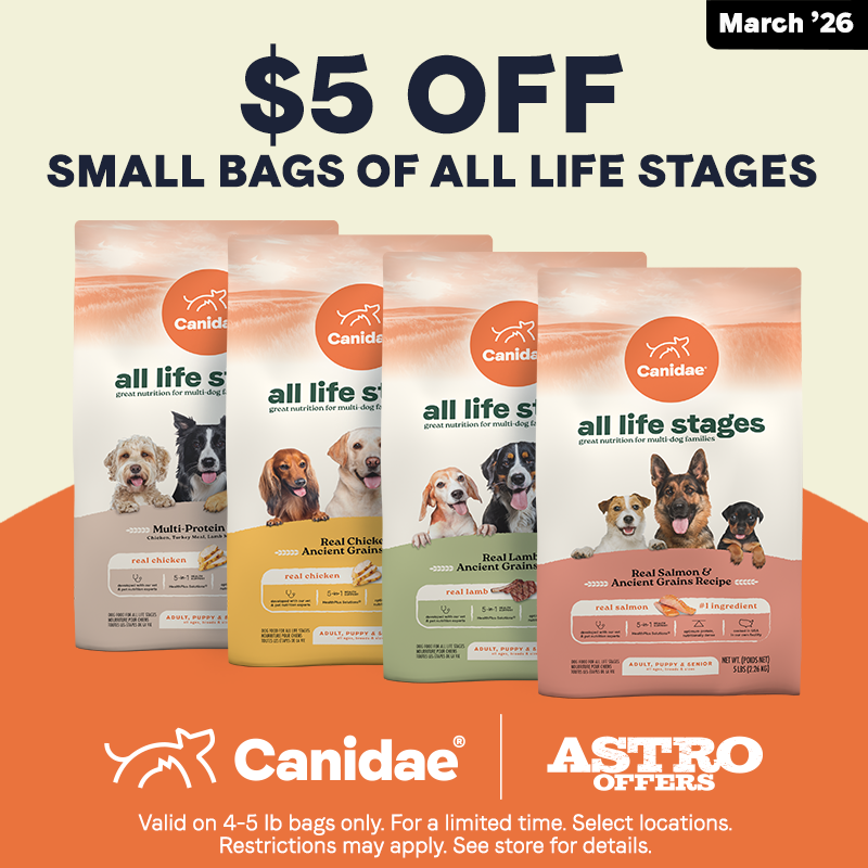Canidae | $5.00 OFF Small Bags of All Life Stages 