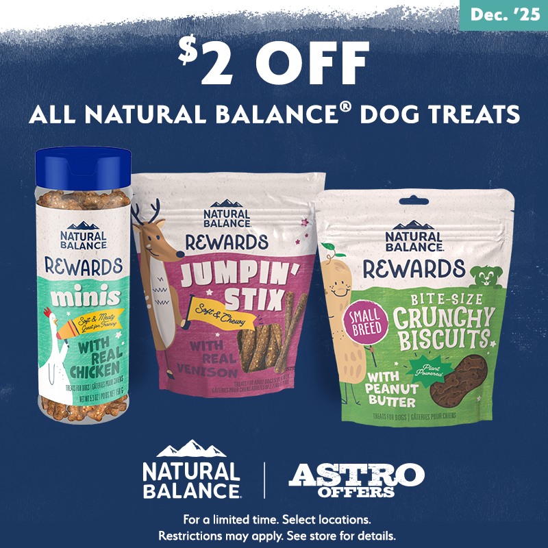 Natural Balance | $2.00 OFF Dog Treats 