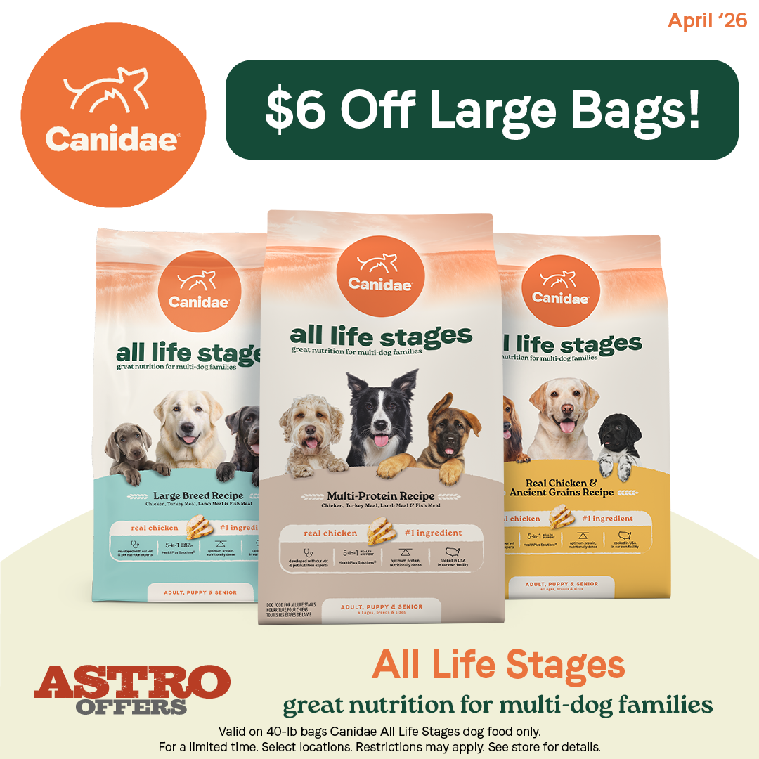 Whatever kind of dog you have we have goodness-first recipes to fit your dog's needs. All Life Stages is great nutrition for multi-dog families, with real meat as the #1 ingredient.