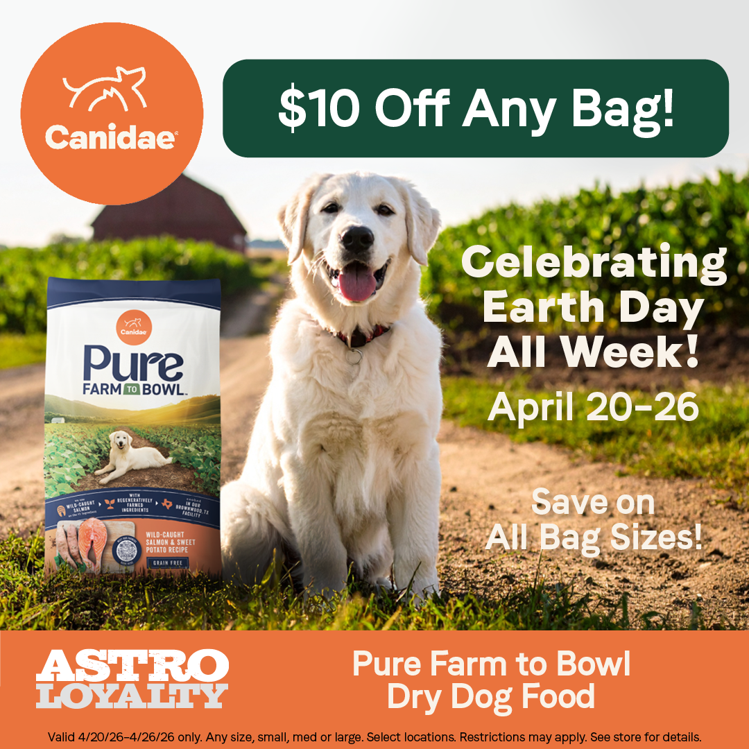PURE just got better- for your dog and the planet: Now Pure Farm to Bowl. We use responsibility sourced proteins, regeneratively farmed ingredients & sustainable packaging. 