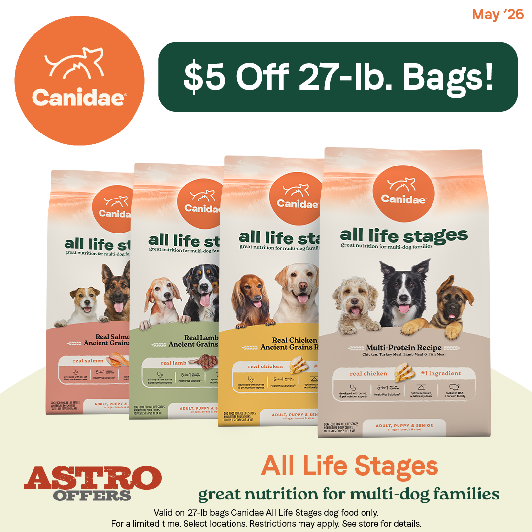 Great nutrition for multi-dog families, with real meat as the #1 ingredient.