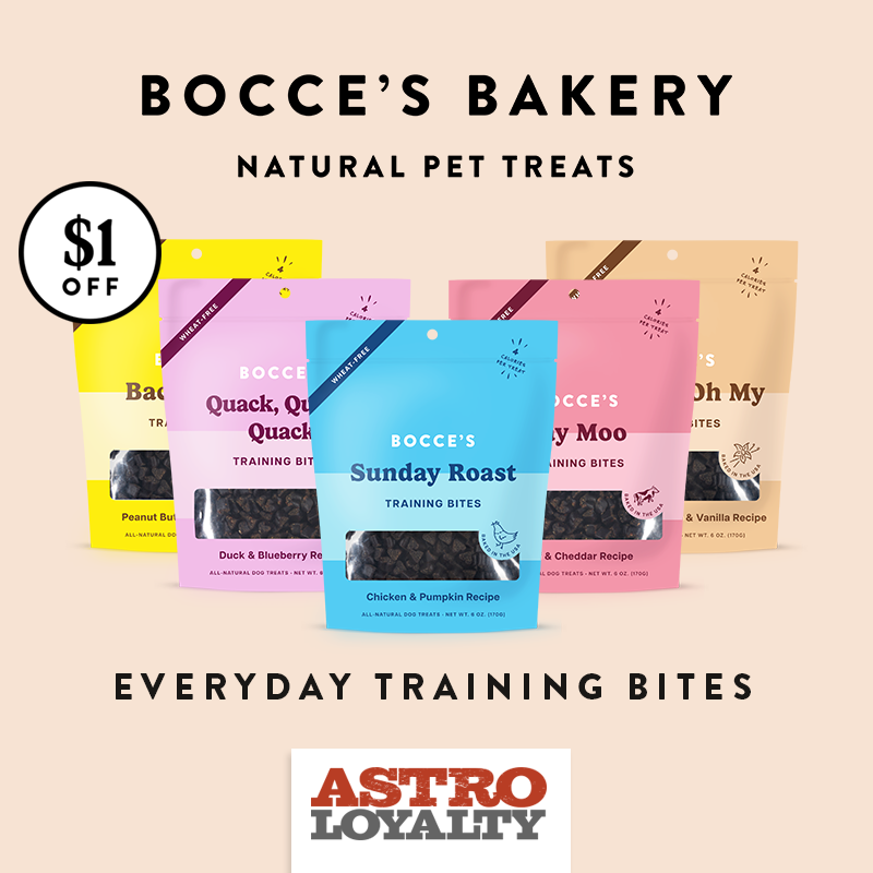 Bocce's Bakery | $1.00 OFF Bocce's Training Treats
