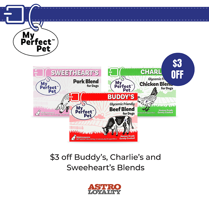 My Perfect Pet | $3.00 OFF Glycemic Friendly Recipes