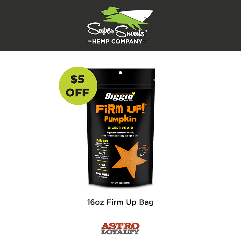 Diggin' Your Dog | $5.00 OFF 1lb Firm Up! 