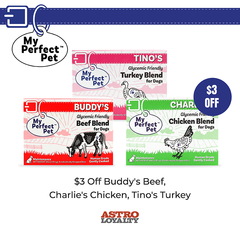 My Perfect Pet | $3.00 OFF Glycemic Friendly Recipes