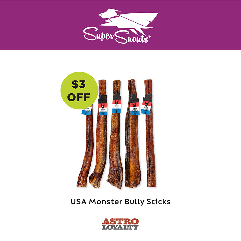 Super Snouts | $3.00 OFF USA Monster Bully Sticks