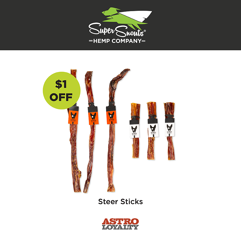 Super Snouts | $1.00 OFF USA Steer Sticks
