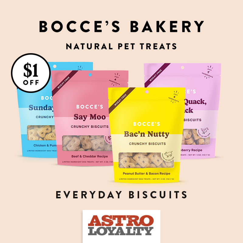 Crunchy biscuits made from playful recipes & healthy ingredients. A full menu in 4 simple, limited ingredient recipes. Treats that all pups can enjoy.