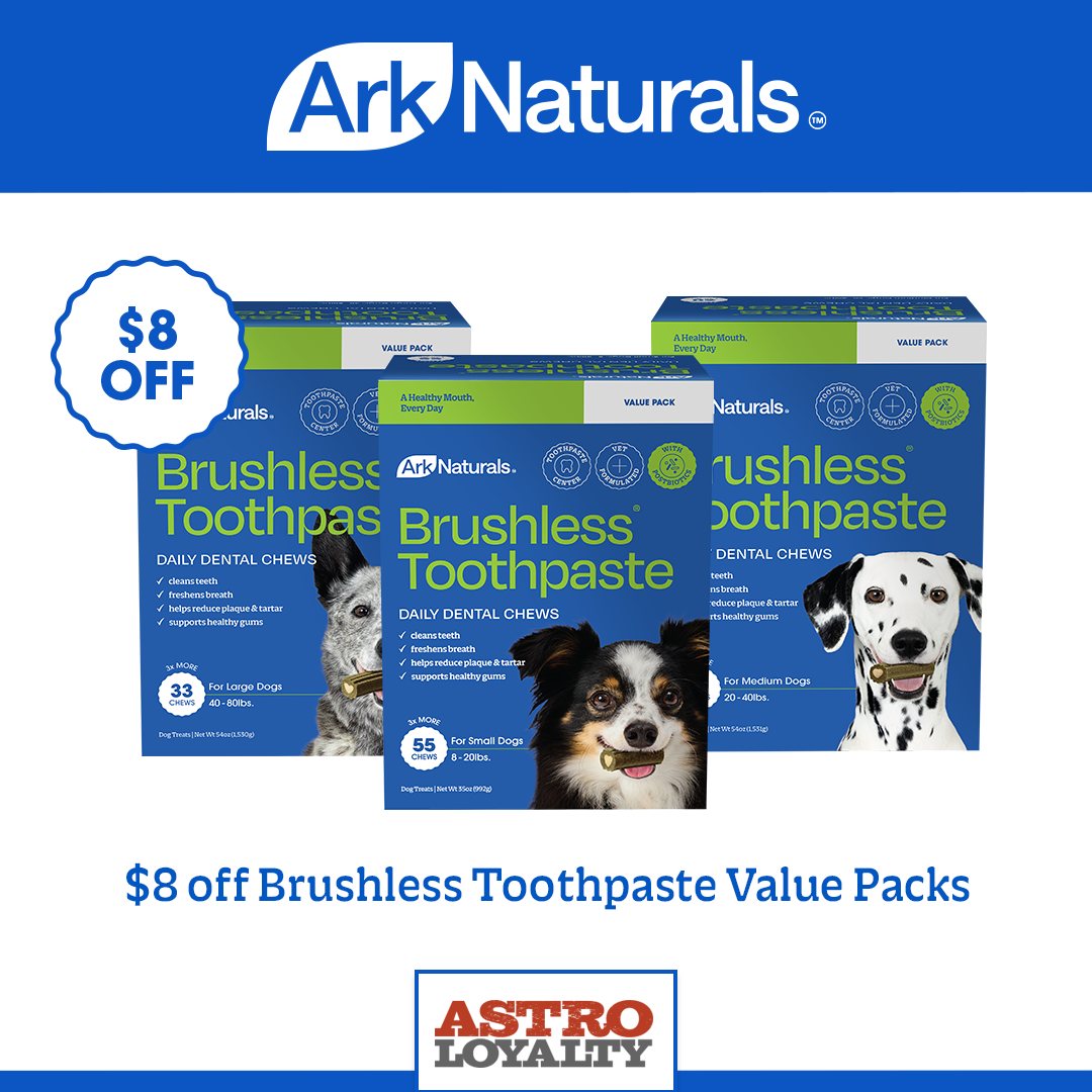  Ark Naturals | $8.00 OFF Brushless Toothpaste Value Packs