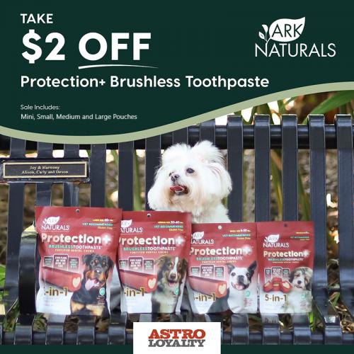 Protection+ 5-in-1 dental chews have all the same benefits as our original Protection+, plus astaxanthin to increase protective antibodies in the saliva and form a protective barrier on teeth.