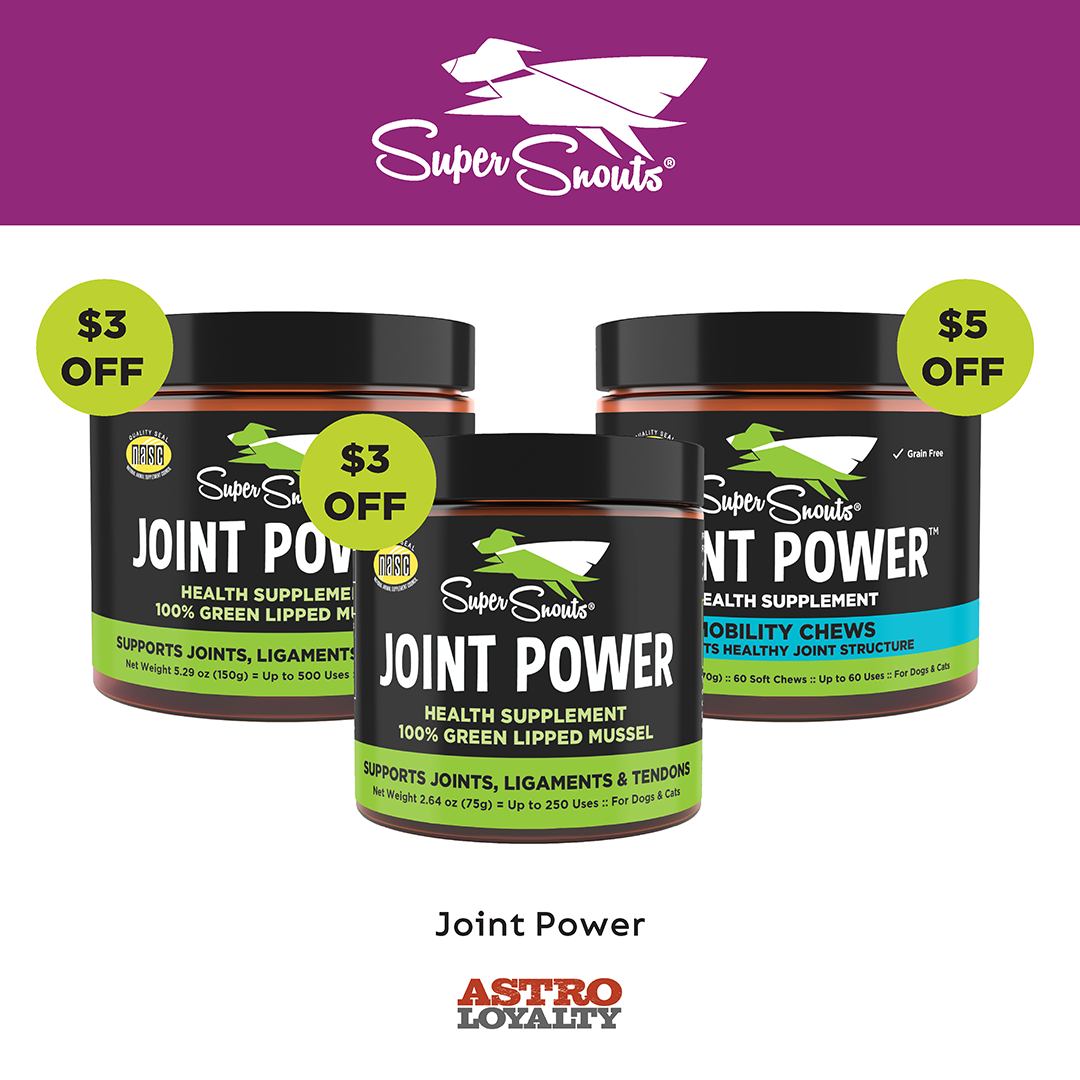 Joint Power "Mobility" Supplement supports the structural integrity of joints, ligaments, and tendons. Our single-ingredient supplement contains New Zealand harvested Green Lipped Mussel.