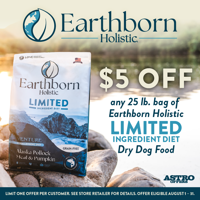 Earthborn Holistic | $5.00 OFF 25lb Venture Limited Ingredient Diets