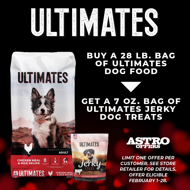 Ultimates | FREE Jerky Treat with 28lb Bag Purchase