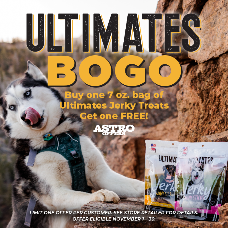 Ultimates | Buy 1, Get 1 FREE on 7oz Jerky Treats