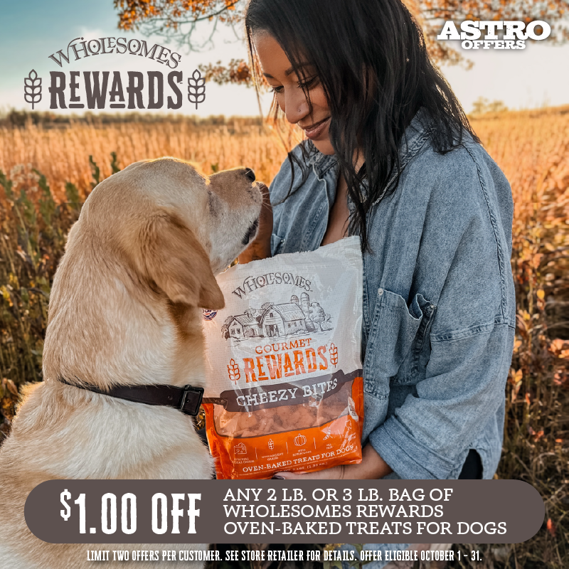 Wholesomes | $1.00 OFF 2lb-3lb  Wholesomes Rewards Biscuits