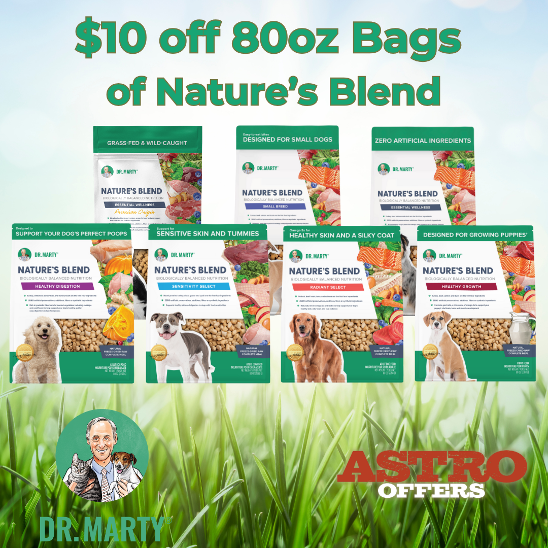 Dr. Marty's | $10.00 OFF 80oz Nature's Blend