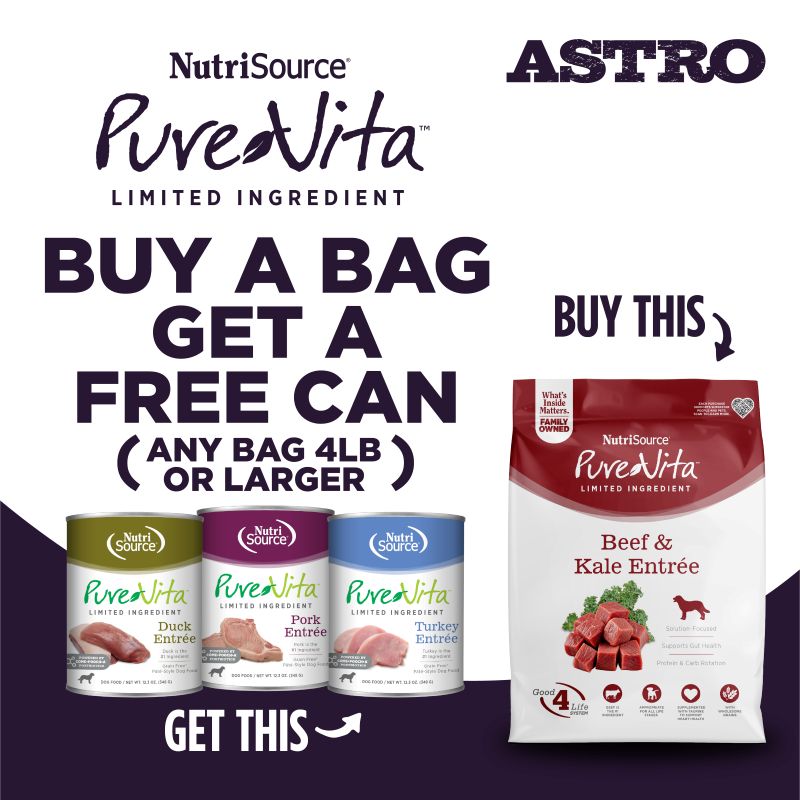 PureVita | Buy Dog Kibble, Get a FREE Dog Can 