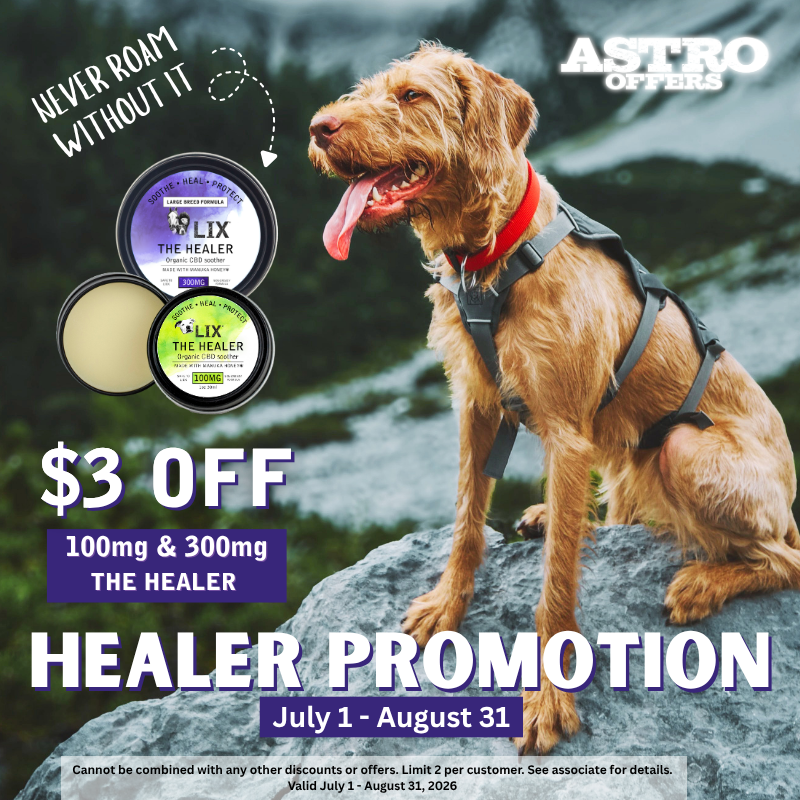 Soothe your pet's paws and noses this summer with the HEALER! Specially formulated to seal in moisture and soothe all areas it's applied to.