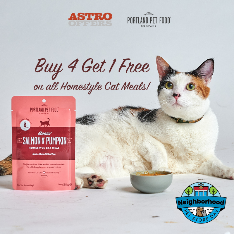 Portland Pet Food | Buy 4, Get 1 FREE on Homestyle Cat Meals