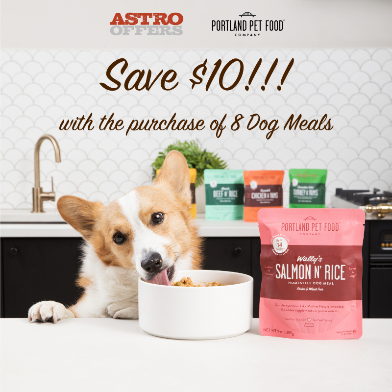 Get $10 off a purchase of any 8 Homestyle Dog Meals! Each meal has its own unique texture, flavor profile, and ingredients ensuring your pet thrives on a diverse and flavorful whole food diet. 
