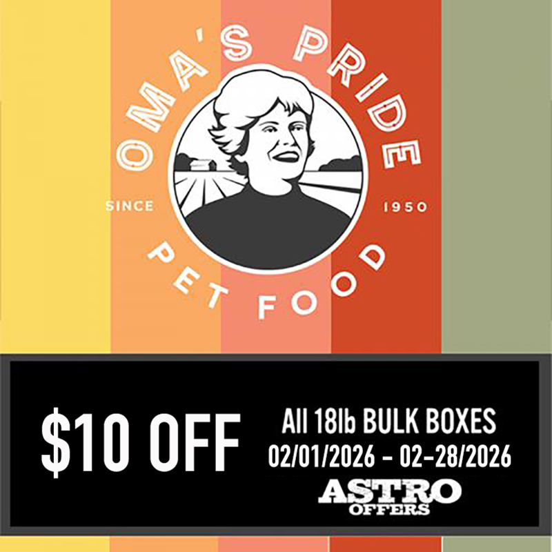 Oma's Pride | $10.00 OFF 18lb Woof Complete Bulk Boxes