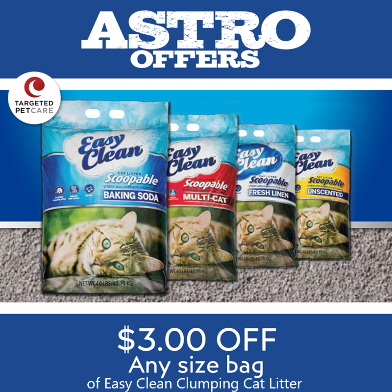 Pestell | $3.00 OFF Easy Clean Clumping Cat Litter