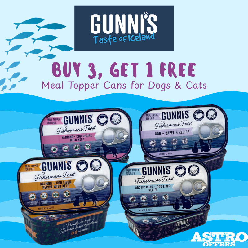 Gunni's Pet | Buy 3, Get 1 FREE on NEW Can Food Toppers! 