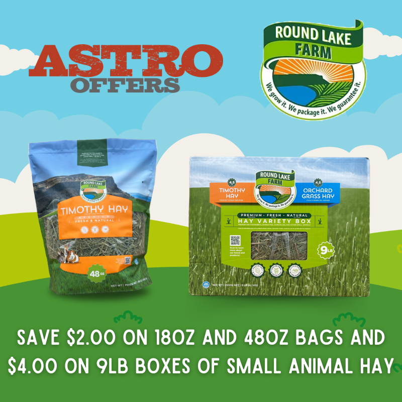 At Round Lake Farms, we hand select the very best hay for our small animal brand and export the rest. From growing to packaging and everything in between, premium quality is our top priority.