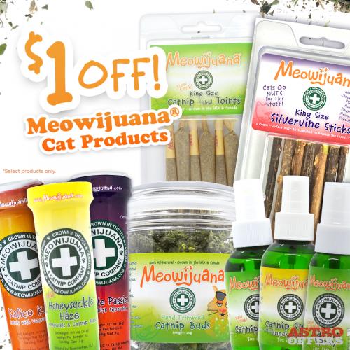 Meowijuana | $1.00 OFF Select Cat Products