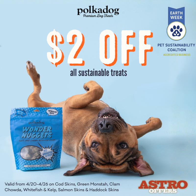 Polkadog | Earth Week - PSC | $2.00 OFF Sustainable Treats