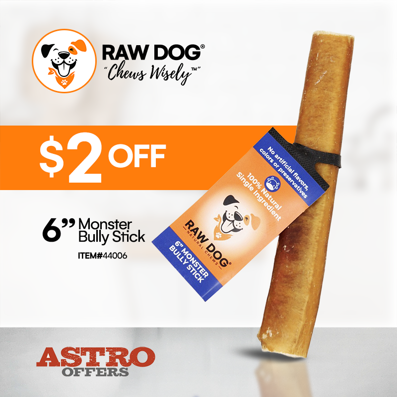 Our single ingredient low odor bully sticks are healthy and tasty. Your dog is gonna love these!