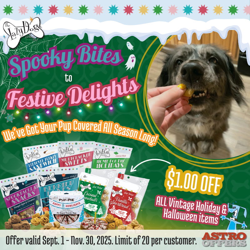 The Lazy Dog Cookie Co. | $1.00 OFF Holiday Treats