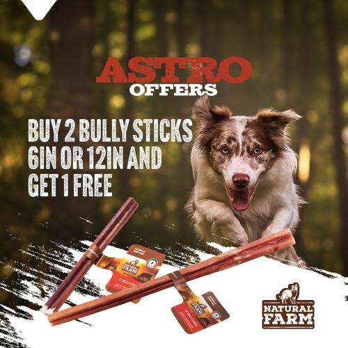 Natural Farm Pet (Private Offer) | Buy 2, Get 1 FREE on  Select Single Odor Free Bully Sticks