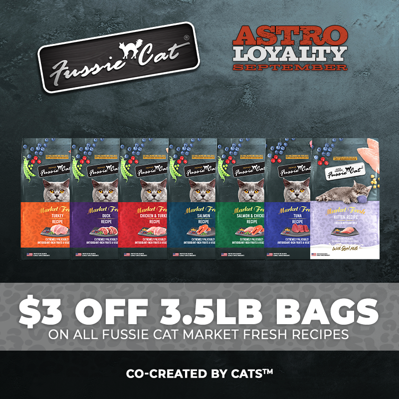Fussie Cat recipes are formulated with your cat in mind. They are made with quality ingredients meaning that not only are they highly palatable, but they are also nutritious and well-balanced too! 