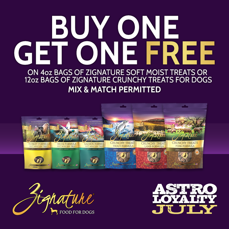 All Zignature formulas follow a meat-first philosophy that is both palatable and nutritious. With a wide menu to choose from, we're confident that your dog will find their forever food.