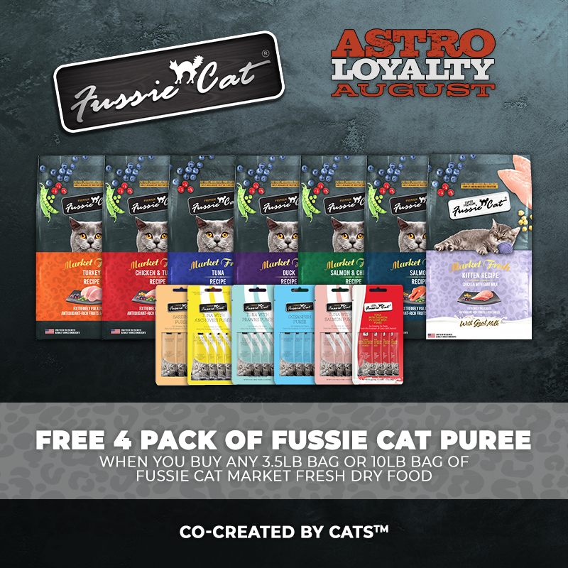 Fussie Cat recipes are formulated with your cat in mind. They are made with quality ingredients meaning that not only are they highly palatable, but they are also nutritious and well-balanced too! 