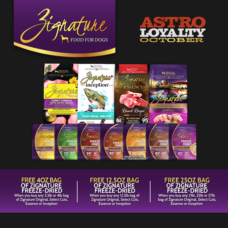 Zignature | FREE Freeze-Dried with Purchase of Dry Dog Food
