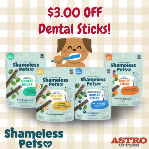 Our high-quality dental sticks are good for all dogs & puppies. Made with high quality meat and seafood as well as real fruits and veggies. Your Dog will love them and have fresh breath too!
