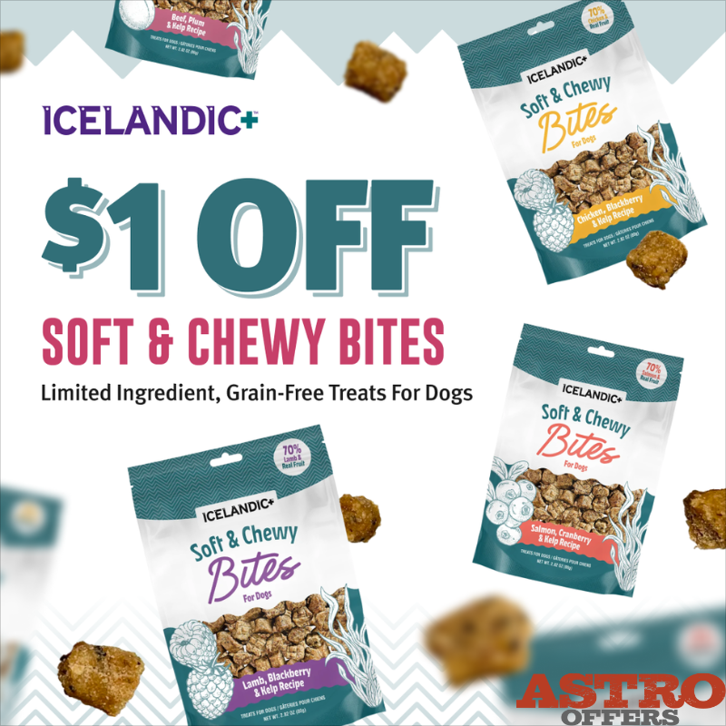 Icelandic+ | $1.00 OFF Soft Chews for Dogs
