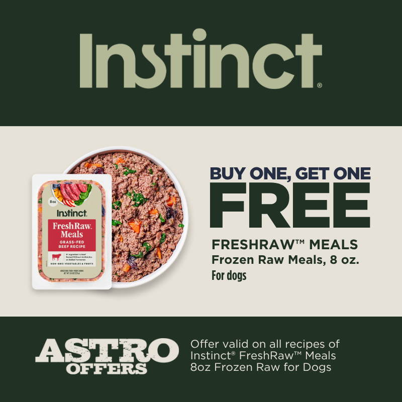 Instinct | Buy 1, Get 1 FREE on 8oz FreshRaw Meals 