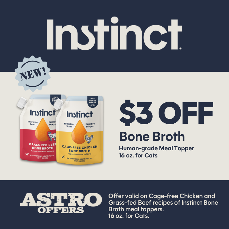 Instinct | $3.00 OFF NEW! Bone Broths for Cats