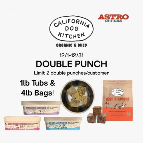 California Dog Kitchen | Earn Double Punches!