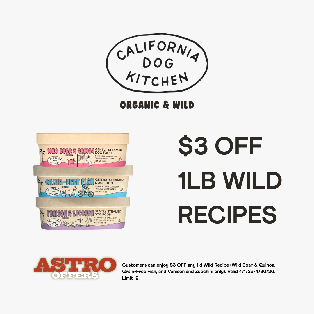 California Dog Kitchen | $3.00 OFF 1lb Wild Recipes