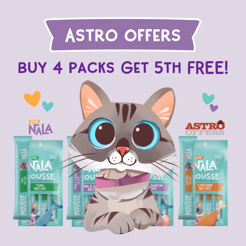 Whipped to creamy perfection, Love, Nala mousse is a luxuriously light puree that will delight your cat's taste buds and enrich their wellbeing. 